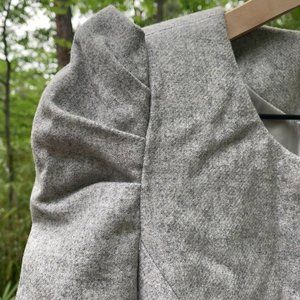 Vintage grey wool blazer